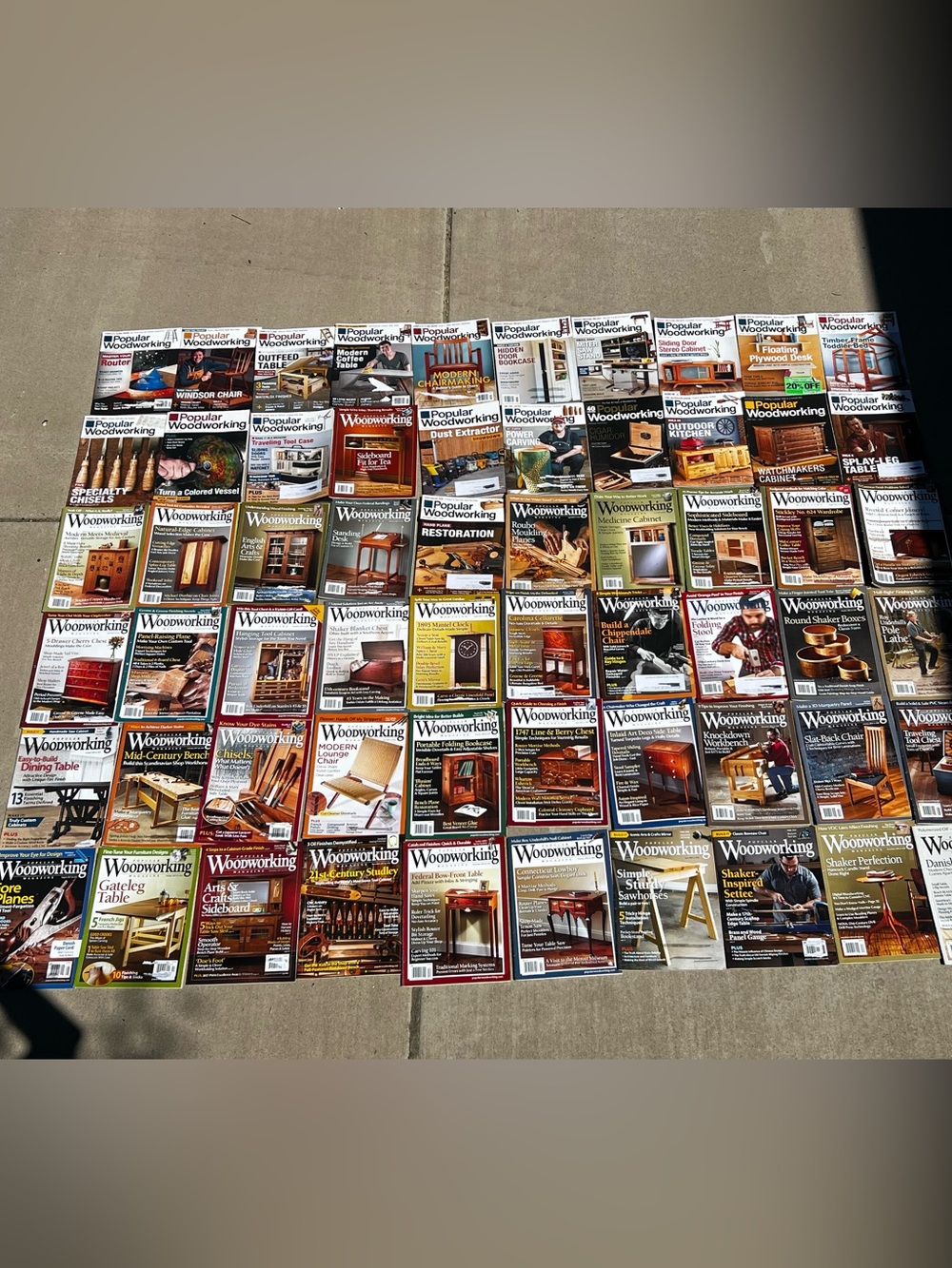 Lot of 60 Popular Woodworking Wood Shop DIY Magazines - Picture 5 of 14